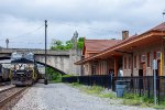 NS 4448 sits next to the nicely restored former Virginian Station